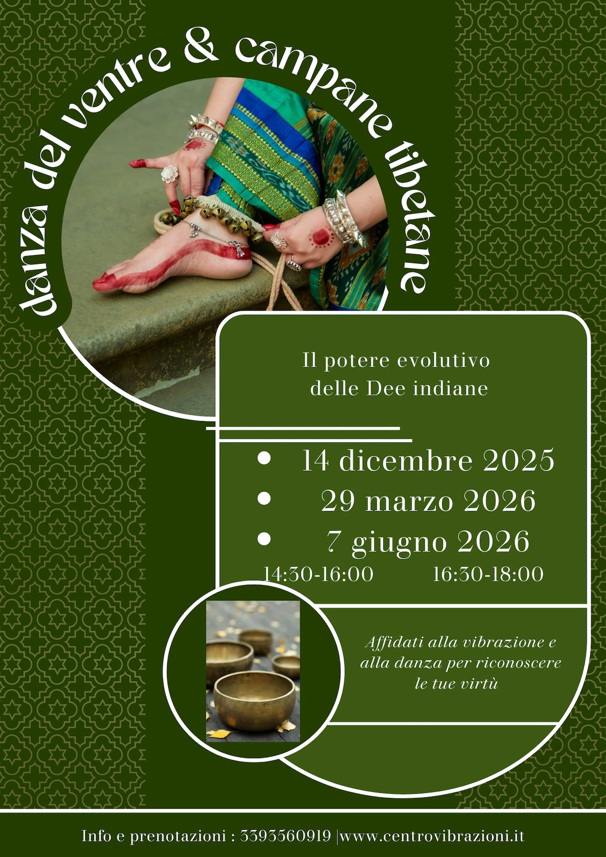 evento danza del ventre e campane tibetane